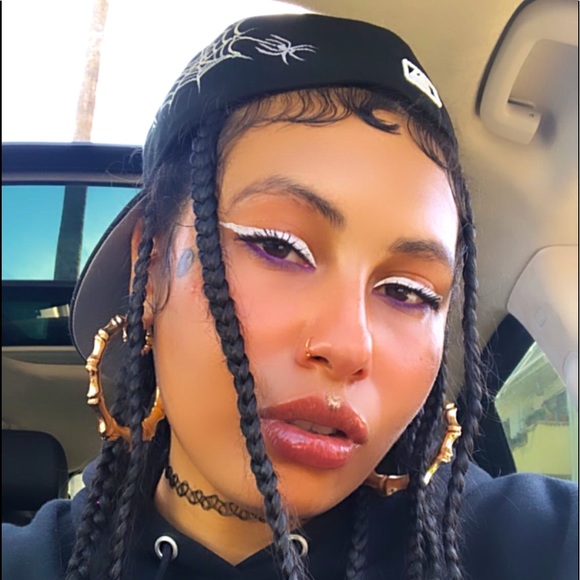 LA Dodgers Fitted Hat w/hand painted Spider Webs & added hardware rivets - Picture 7 of 15